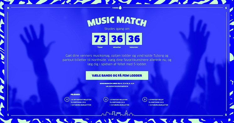 NorthSide lancerer Music Match 2.0