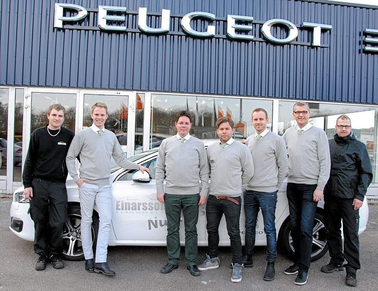 Invigning av ny Peugeot-anläggning i Hässleholm, R. Einarsson Bil