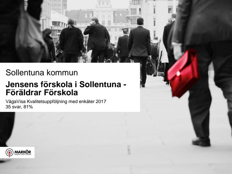 Resultat JENSEN förskola, Sollentuna kommun kvalitetsundersökning