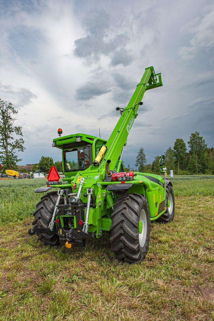 Merlo Multifarmer 34.9 visas på Borgeby Fältdagar. 