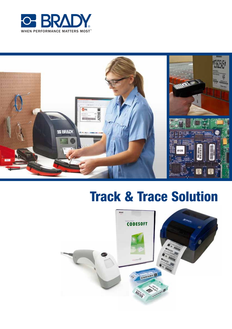 Track and Trace Solution Brochure