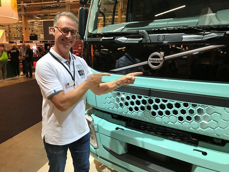 Jan Strandhede, PR-och informationsansvarig, Volvo Lastvagnar Sverige.