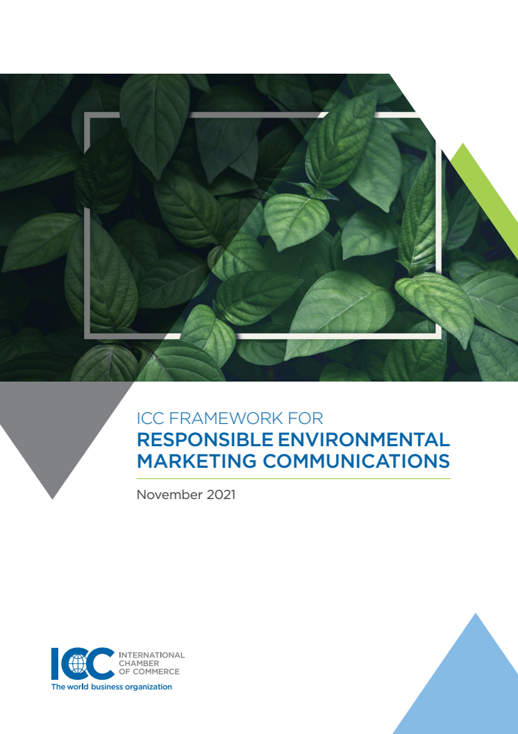 ICC Framework for Responsible Environmental Marketing Communications