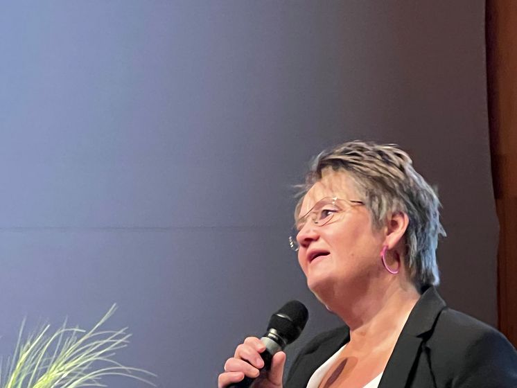 Ewa Karlsson Sjölander var moderator under Kvalitetsmässan.