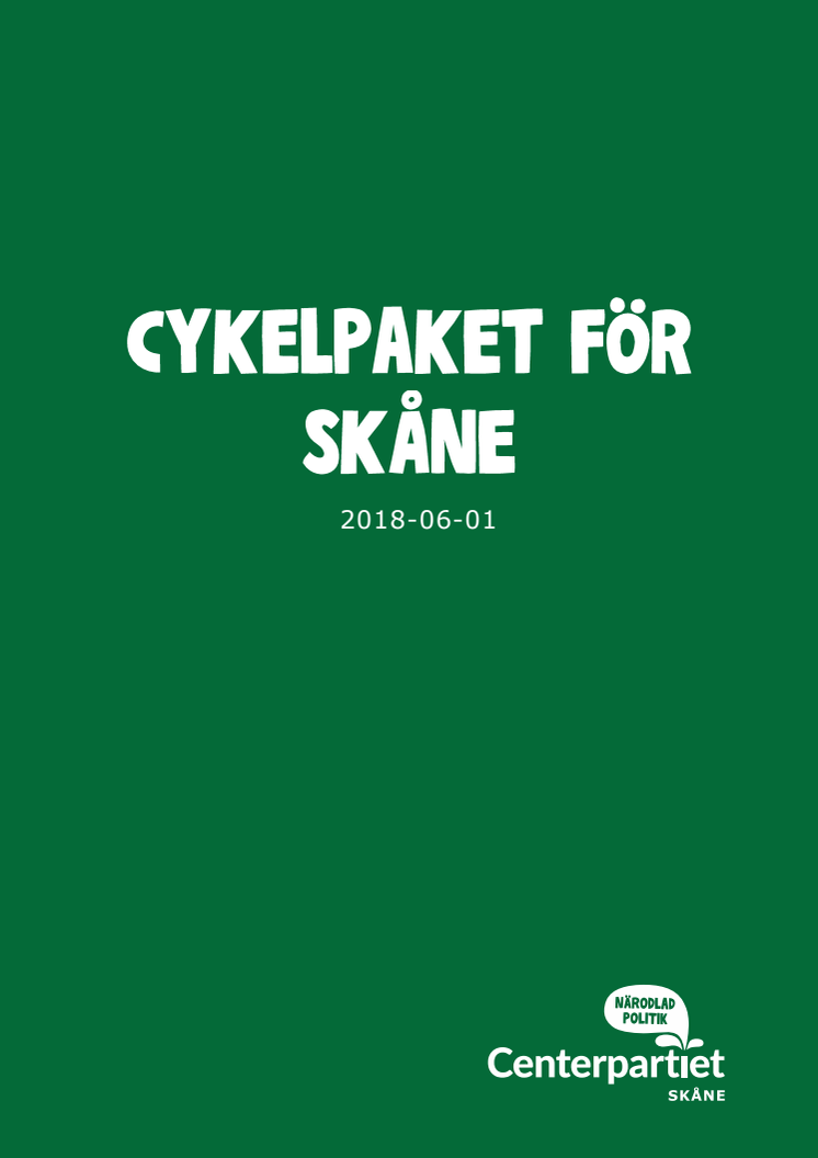 Cykelpaket för Skåne