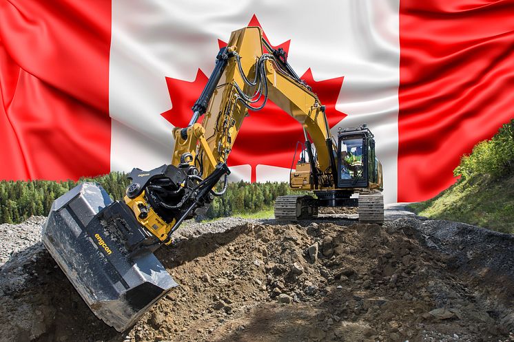 Engcon etablerer afdeling i Canada