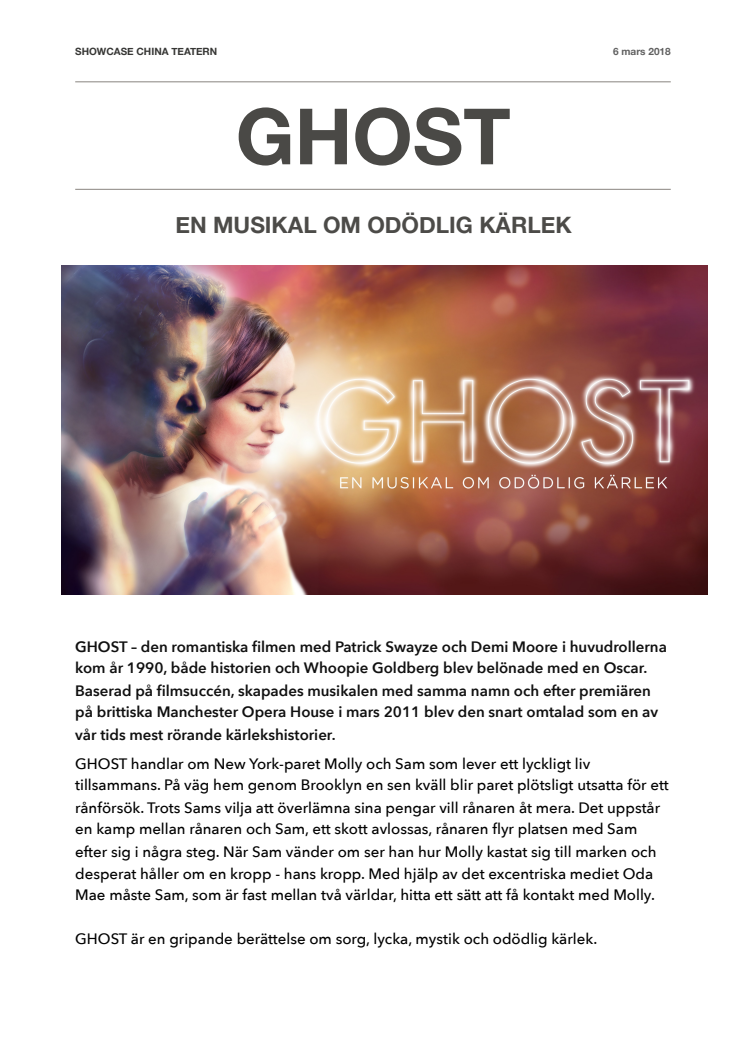 GHOST ensemble information