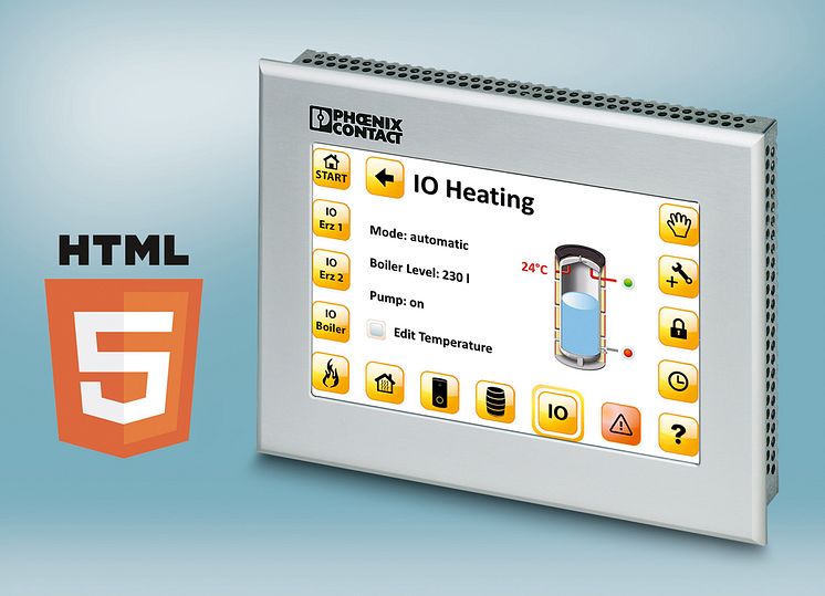 HMI-er for HTML5-anvendelser - grenseløs fleksibilitet