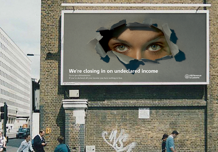Tax Evasion Campaign billboard