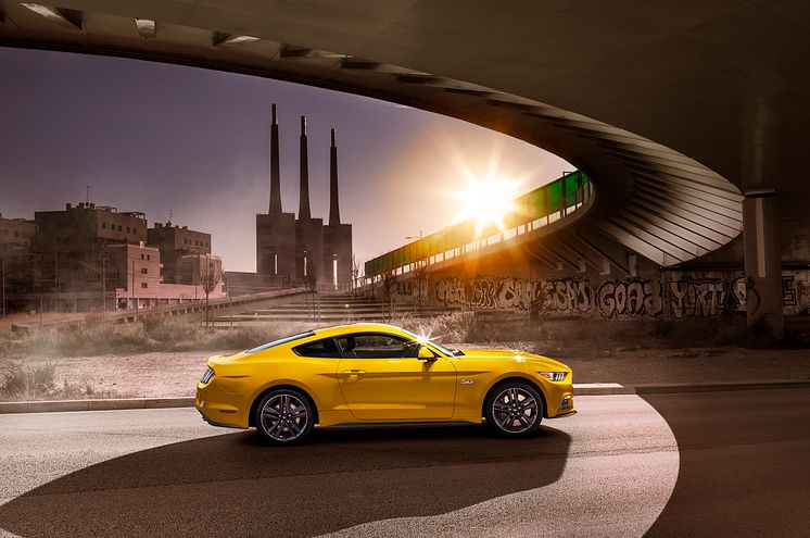 Nye Ford Mustang lanseres for første gang i Europa i 2015