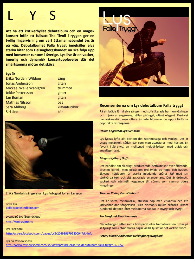 Lys söker gig
