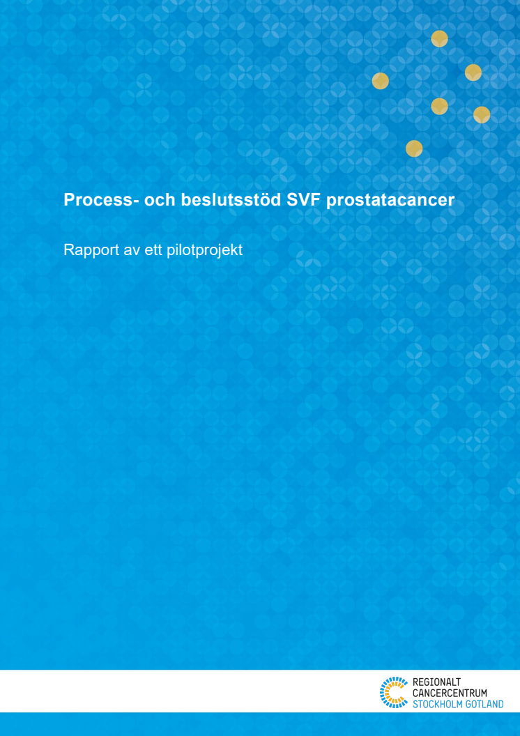 Process- och beslutsstöd SVF prostatacancer