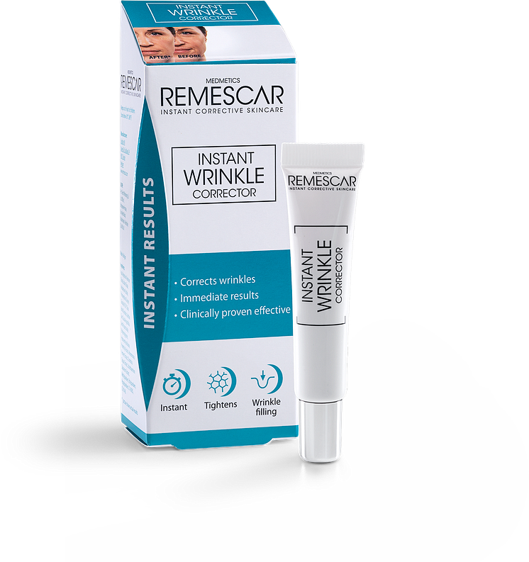 Remescar Instant Wrinkle Corrector - produkt och förpackning