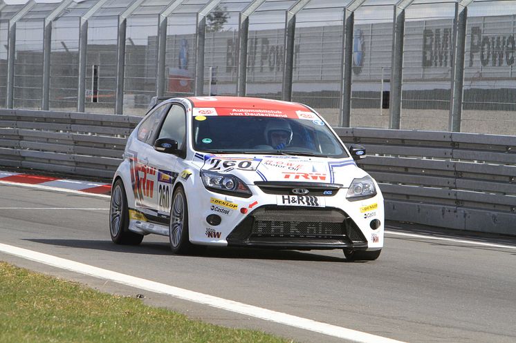 Fords specialbyggda Focus RS som skall tävla i årets 24-timmarstävling på Nürburgring 