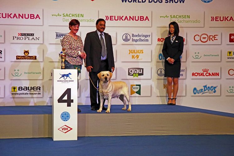 World Dog Show 2017 - Freude über Platz 4