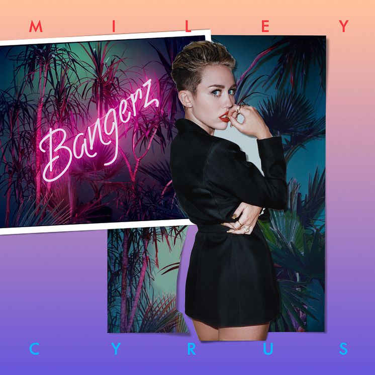Miley Cyrus - "Bangerz" albumomslag
