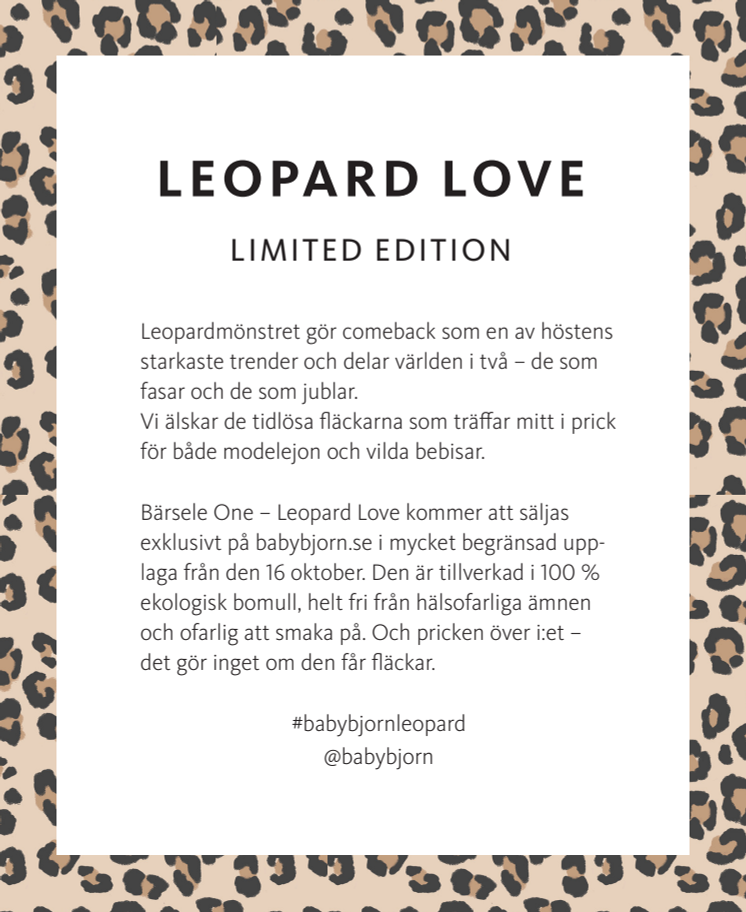​LEOPARD LOVE - LIMITED EDITION