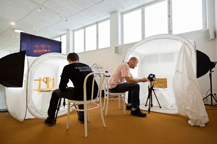 3D-scanning av museiföremål på Tekniska museet