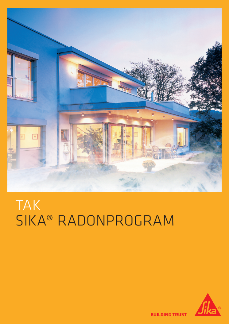 Sika Radonprogram