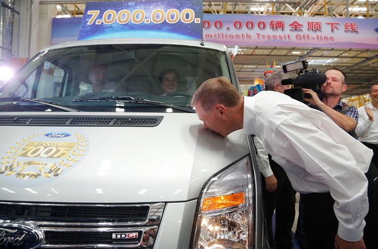 Ford har bygget Transit nr. 7 millioner