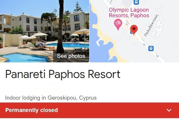 Panareti Pafos closed