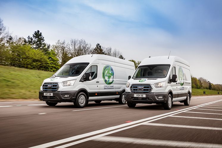 Ford E-Transit kunde testprosjekt 2021