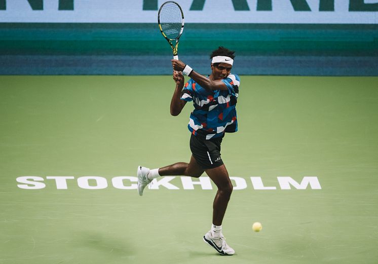 Elias Ymer at the BNP Paribas Nordic Open 2023