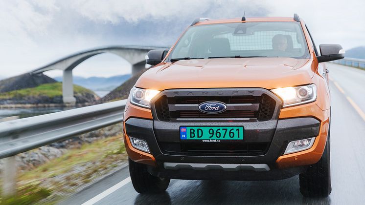 Ford-lansering av nye Edge og Ranger i Molde