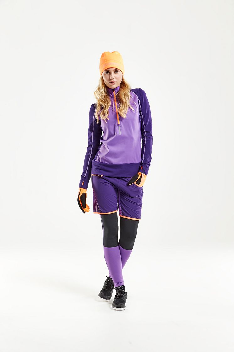 Brilliant thermal glove, Defense thermal tights, Brilliant jersey, Brilliant hat och Defense shorts