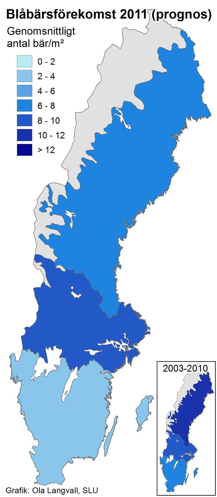 Nationell blåbärsförekomst (figur 3)