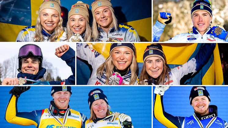 Svenska Skidförbundets VM-medaljörer 2023