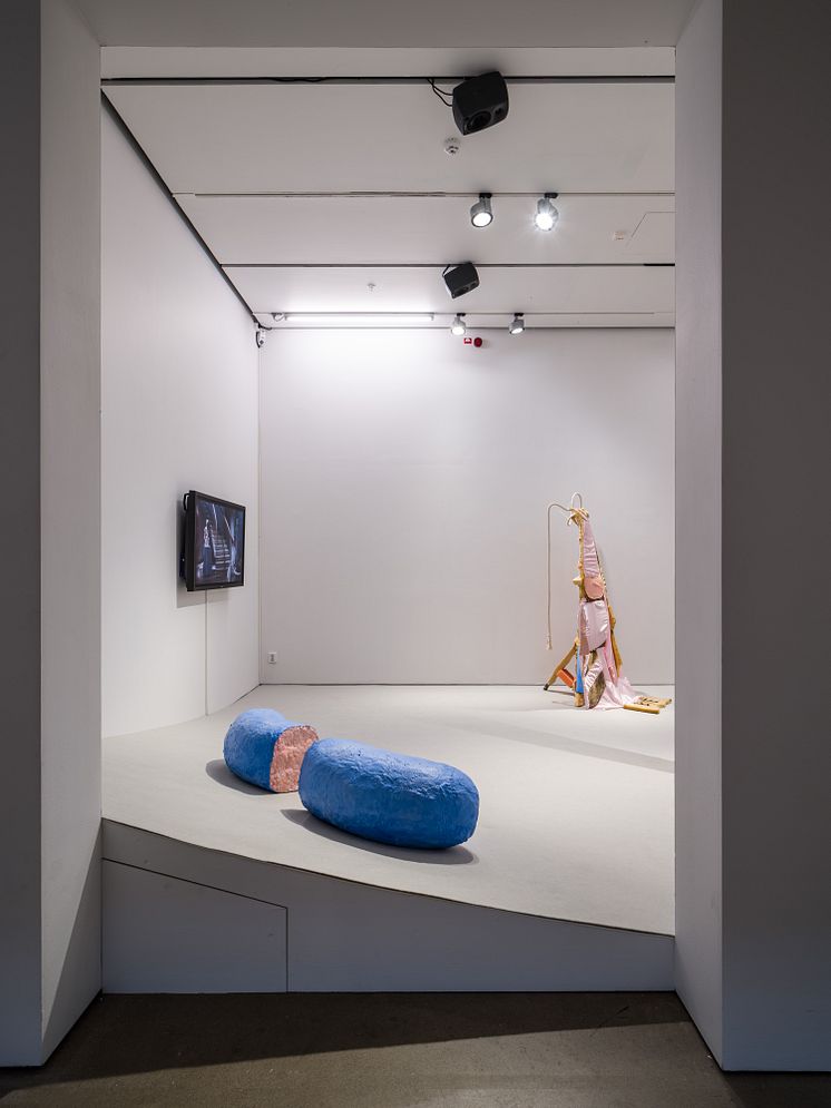 Iris Smeds, The Average, 2019, installationsvy Bonniers Konsthall 2019