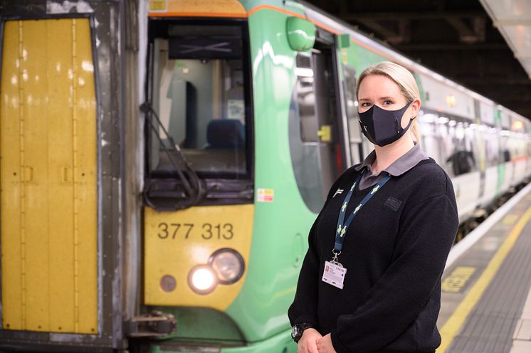 Paige Lunn is one of GTR's newly qualified train drivers