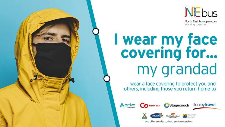 NEbus, Nexus and local authorities come together to highlight face covering message with face covering awareness week