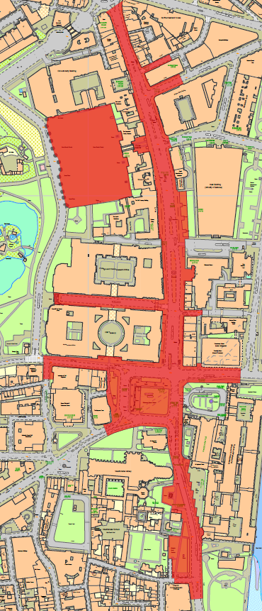 Section 14 - Whitehall and surrounding areas exclusion zone