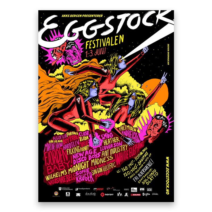 Eggstockfestivalen - Årets plakat 2016
