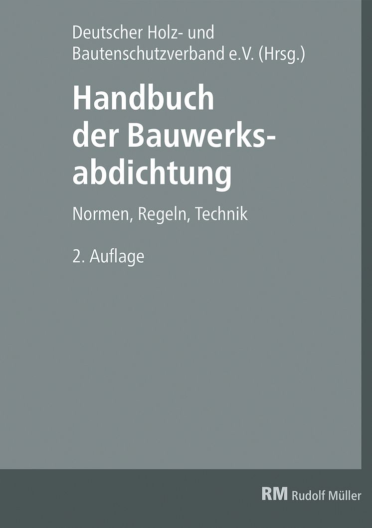 Handbuch der Bauwerksabdichtung, 2. Auflage (2D/tif)