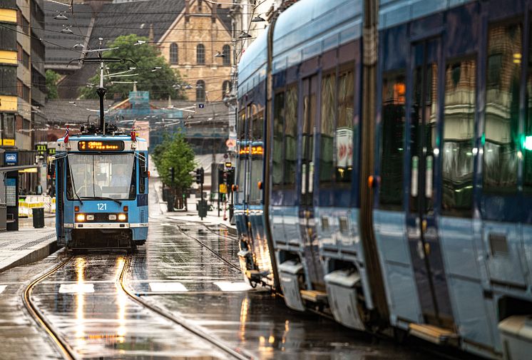 Trikken er tilbake i Storgata