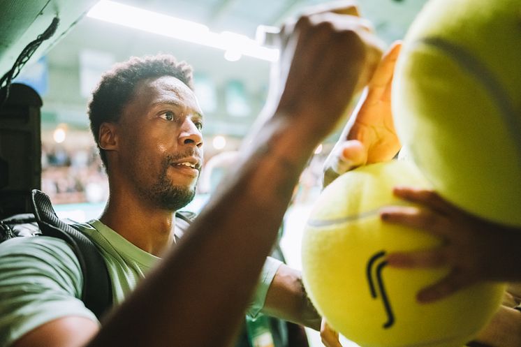 Gael Monfils at the BNP Paribas Nordic Open 2023