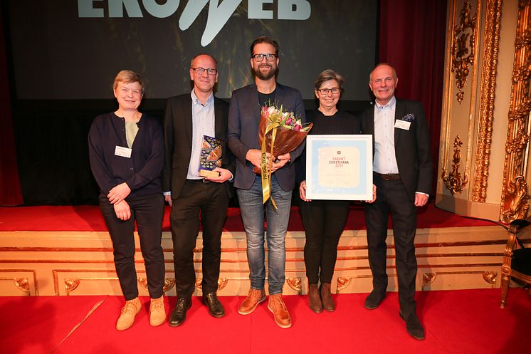   Åsa Domeij, Axfood, Kent Pettersson, Löfbergs, Anders Thorén, Löfbergs, Karin Lidberg, Löfbergs och Ulf Renée, Axfood. 