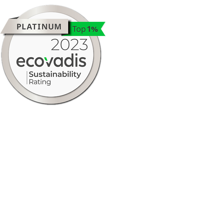 EcoVadis Platinum 2023 small