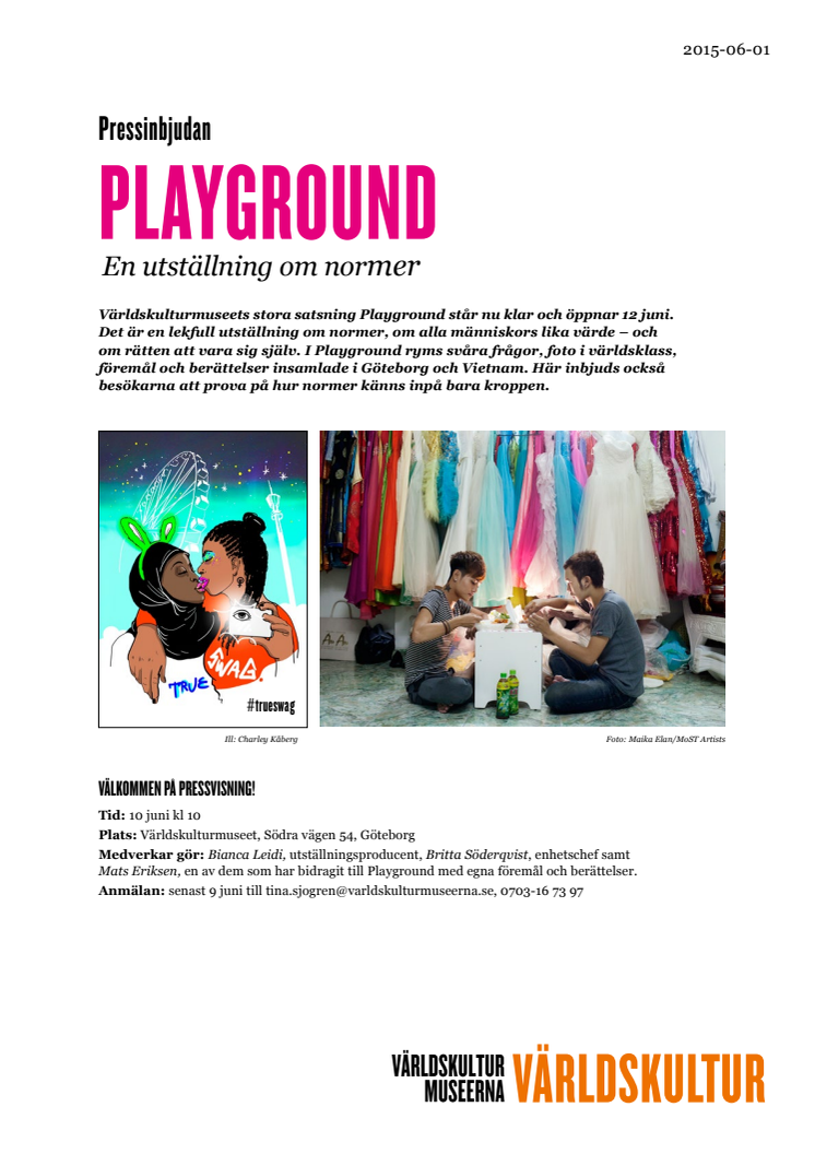 Världskulturmuseet öppnar Playground