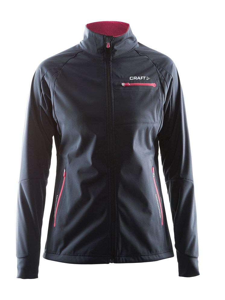 Race jacket (dam) i färgen black/ruby