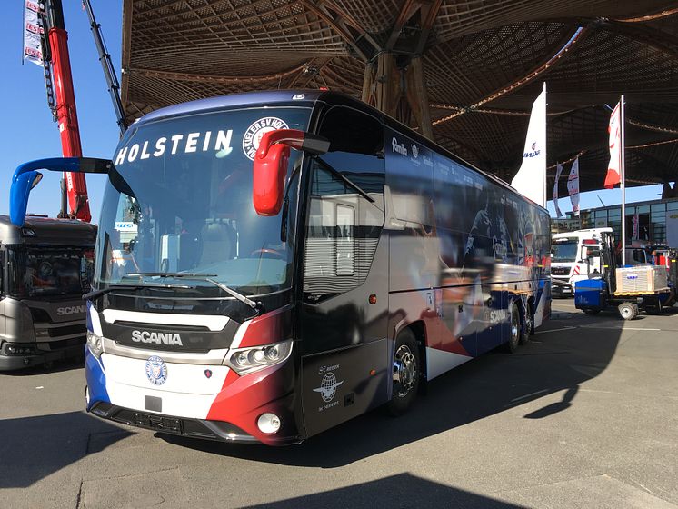 Scania Interlink HD als Mannschaftsbus für KSV Holstein