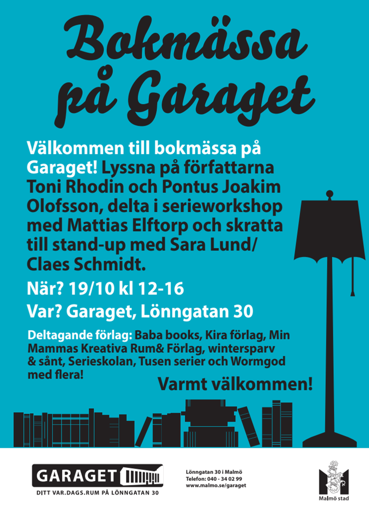 Bokmässa på Garaget