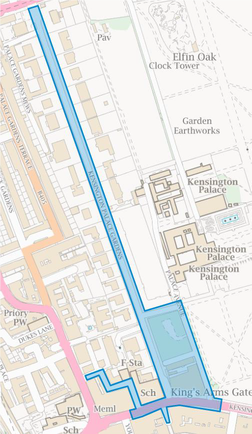 MAP 4 Kensington Palace Gardens