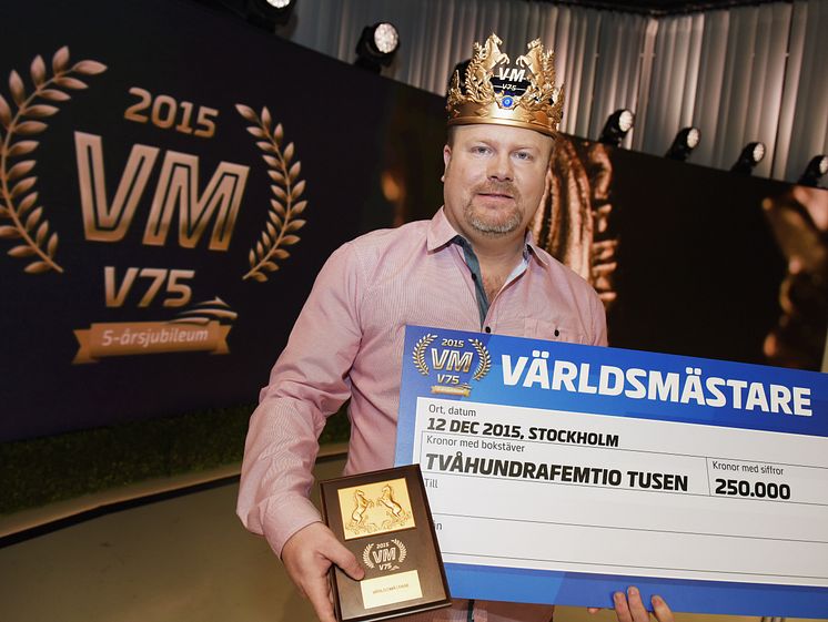 Magnus Strömsten - världsmästare i V75