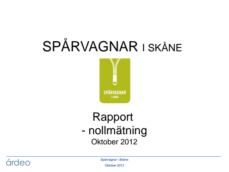 Mätning om spårvagnar i Lund, Malmö och Helsingborg