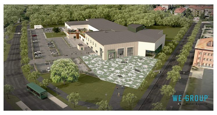 Illustration Wegroup Arkitekter (tidig skiss) och konstnärlig gestaltning Ann Lislegaard