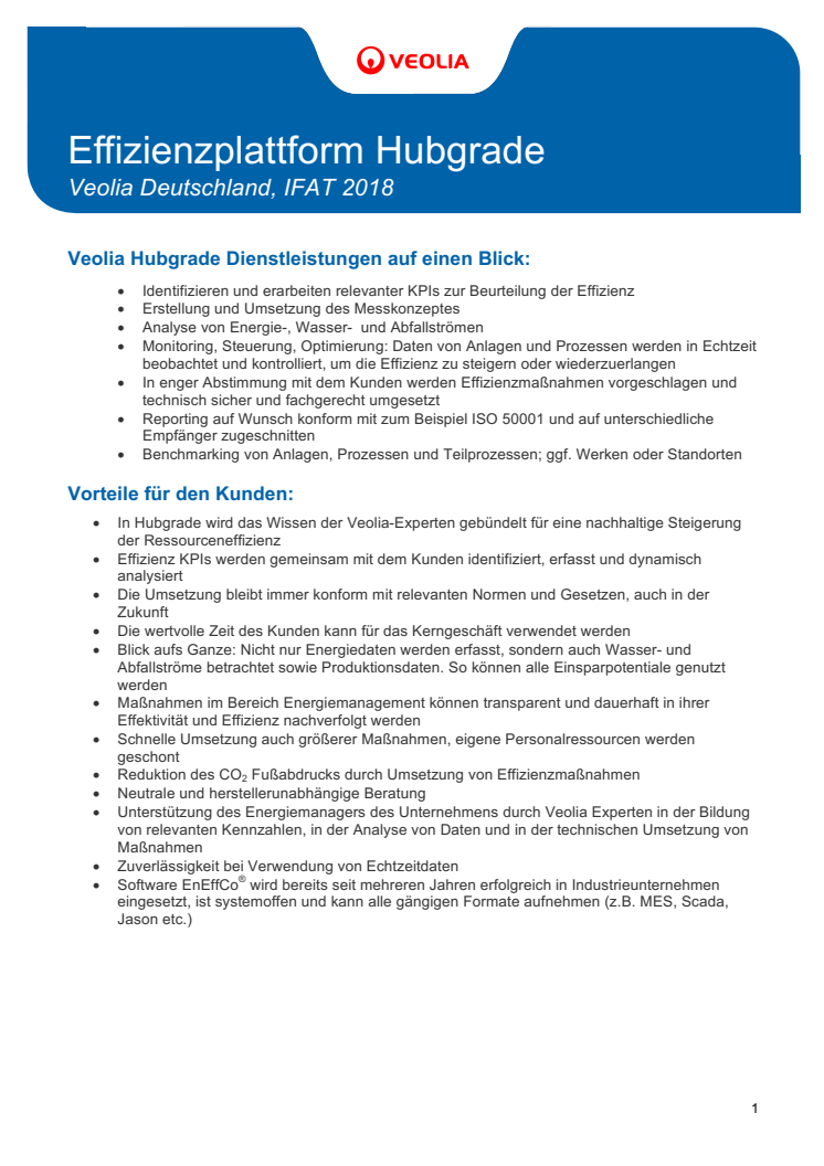 Factsheet: Effizienzplattform Hubgrade